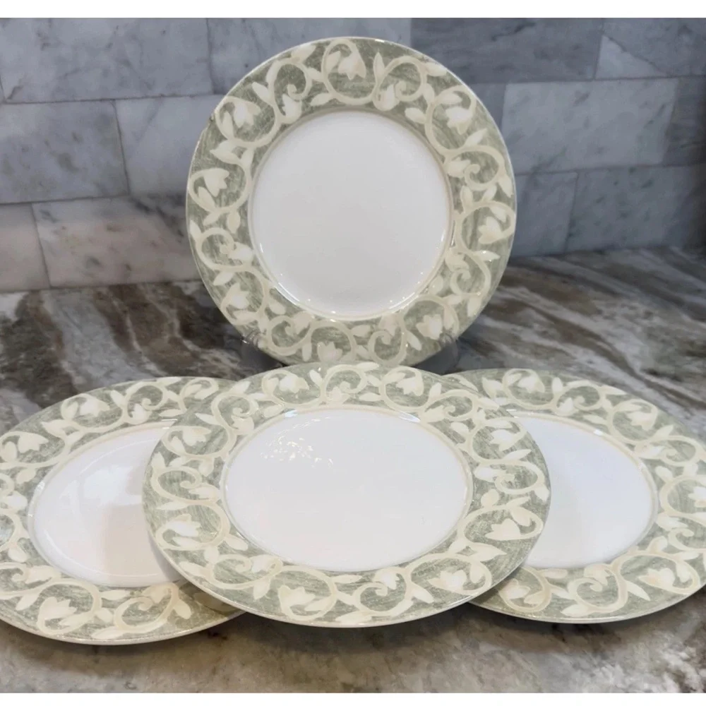 4 Mikasa Torino Ultimate+ Super Strong China HK 257 Salad Plates 8.5” Set 4